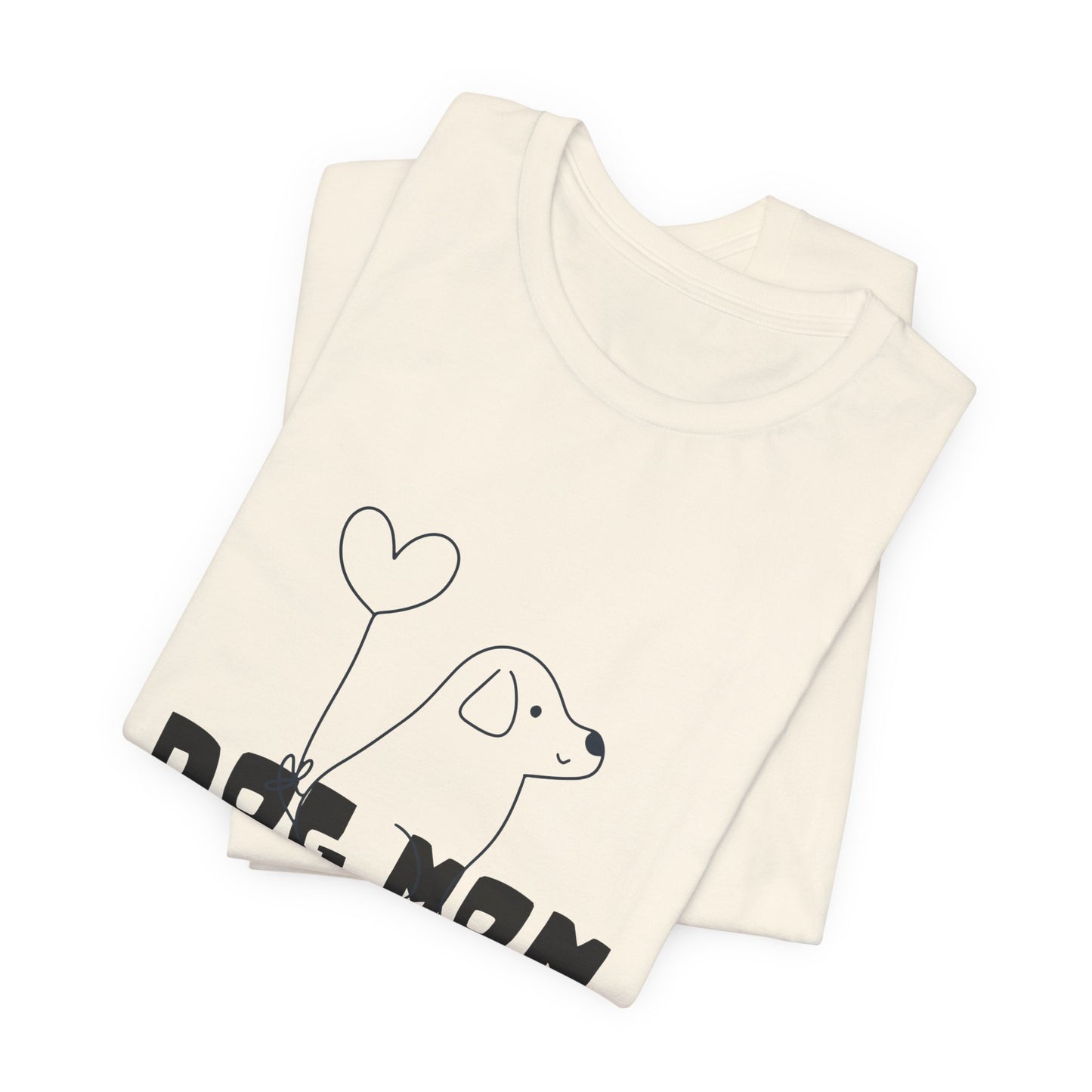 Dog Mom Tee – Minimalist Puppy Design