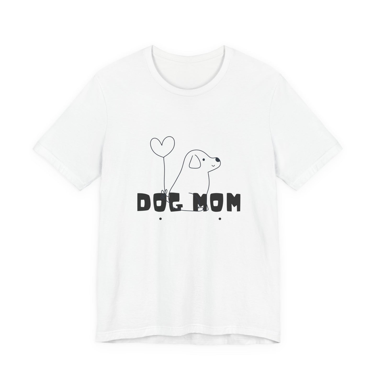Dog Mom Tee – Minimalist Puppy Design