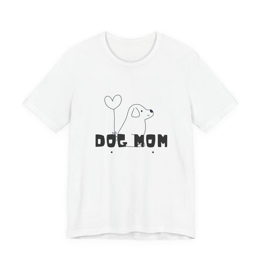 Dog Mom Tee – Minimalist Puppy Design