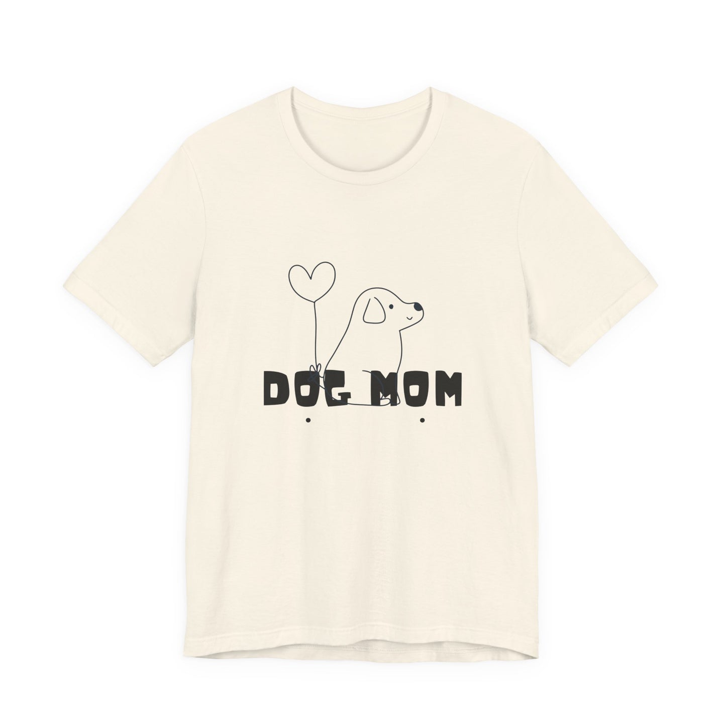 Dog Mom Tee – Minimalist Puppy Design