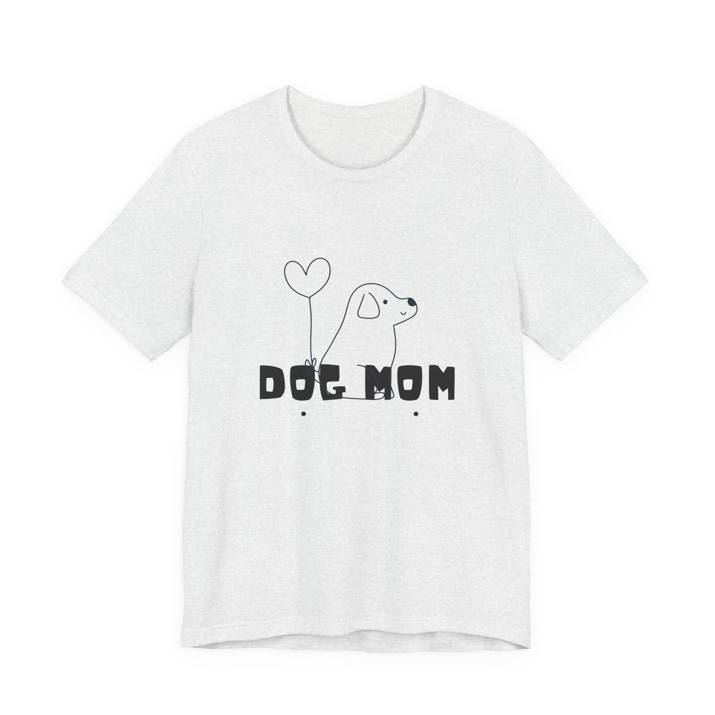 Dog Mom Tee – Minimalist Puppy Design