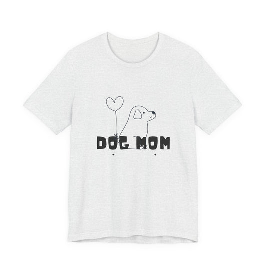 Dog Mom Tee – Minimalist Puppy Design